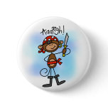 Aargh Monkey  Pirate Tshirts and Gifts Pin