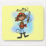 Aargh Monkey  Pirate Tshirts and Gifts Mousepad