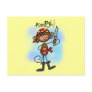 Aargh Monkey  Pirate Tshirts and Gifts Postcard