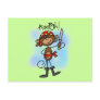 Aargh Monkey  Pirate Tshirts and Gifts Post Card