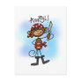 Aargh Monkey  Pirate Tshirts and Gifts Postcard