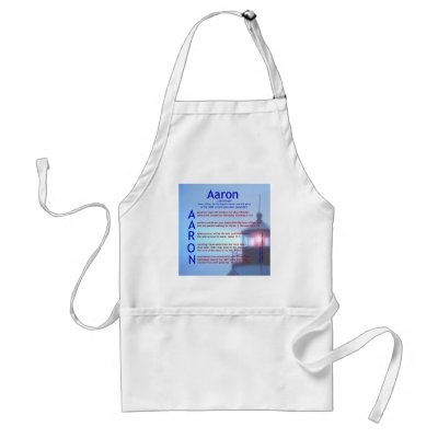 Aaron Acrostic Aprons by chalfonthouse