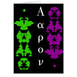Aaron Designer Name  Card - Customisable