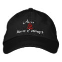 Aaron Name With Hebrew Meaning Black embroidered hats