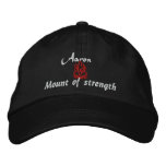 Aaron Name With Hebrew Meaning Black embroidered hats
