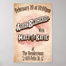 Aaron with Matt and Katie Poster