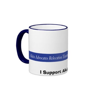 AARTA-Header, I Support Akita Rescue! Coffee Mug by AkitaZazzle