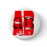 AB - = blood type Pinback Buttons