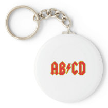 AB/CD KEYCHAIN
