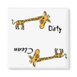 AB- Funny Giraffe Dishwasher Magnet