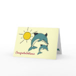 AB- Leaping Dolphins Congratulations Card