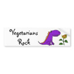 AB- Vegetarians Rock Dragon Bumper Sticker bumper stickers