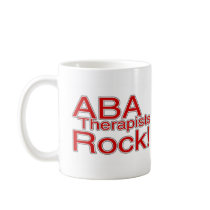 ABA Therapists Rock (Red) Mugs