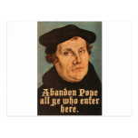 Abandon Pope All Ye Who Enter Here Postcards
