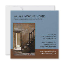 Abandoned blue Moving Home