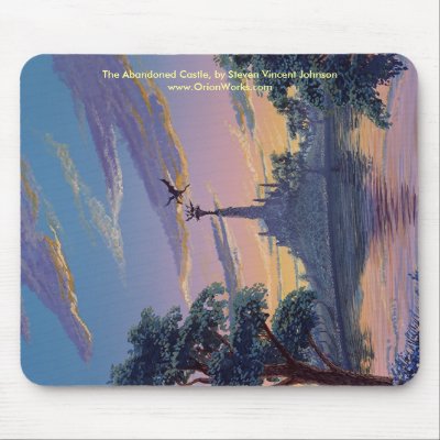 Abandoned Castle, The Abandoned Castle, by Stev... Mouse Pad by orionworks