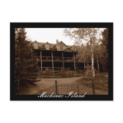 Abandoned Hotel Mackinac Island Postcards by socallaghan