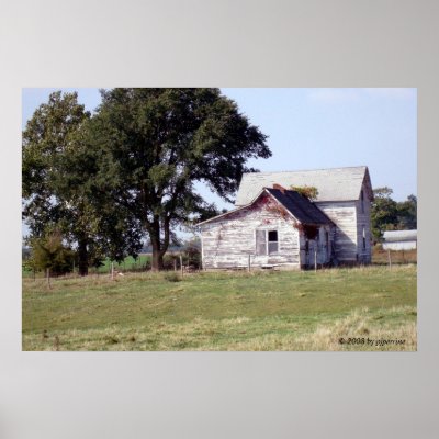 Abandoned House in the Country Posters by pjperrine