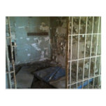 Abandoned Jail cell Postcard