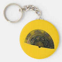 ABANICO DE OCHUN BY LIZ LOZ KEYCHAIN