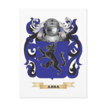 Abba Coat of Arms (Family Crest)