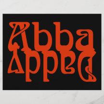 Abba Daddy (Father God) Personalised Flyer