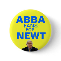 Abba fans for Newt Gingrich button