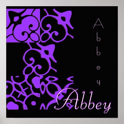 Designer Names on Abbey Designer Name Ii Poster By Designername