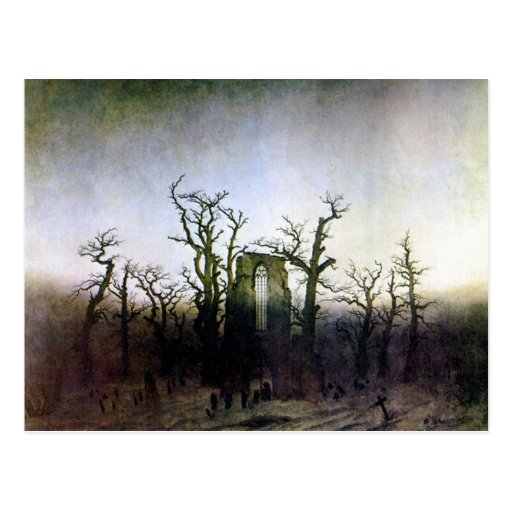 Friedrich Abbey In The Oak Forest
