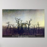 Abbey In The Oakwood Print