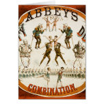 Abbey's Humpty Dumpty Combination Circus Poster Greeting Card