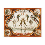 Abbey's Humpty Dumpty Combination Circus Poster Postcard