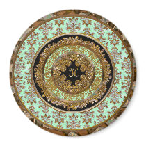 Abbigail Earl Victorian Monogram  Magnet