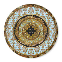 Abbigail Robineau Victorian Monogram  Magnet