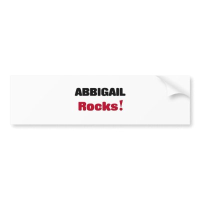 Abbigail Rocks by nameshirt