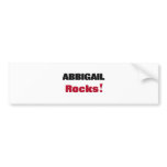 Abbigail Rocks bumper stickers