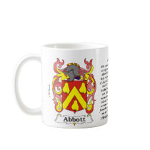 Abbott Family Coat of Arms mug