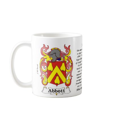 Abbott Family Coat of Arms mug by NemethArt