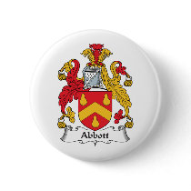 Abbott Family Crest Pinback Button