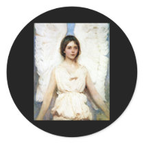 Abbott Handerson Thayer Angel Round Sticker