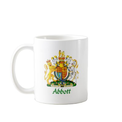 Abbott Shield of Great Britain Coffee Mug by NameGame