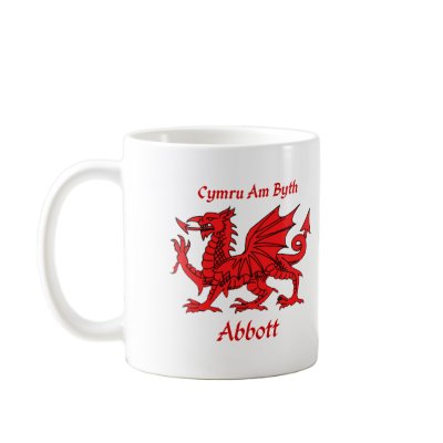 Abbott Welsh Dragon Mug by NameGame