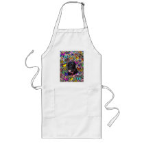 Abby in Butterflies – Black Lab in Butterflies Aprons