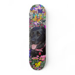 Abby in Butterflies – Black Lab in Butterflies skateboards