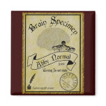 Abby Normal Brain Old Label Refrigerator Magnet