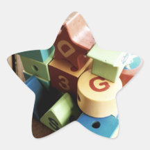 ABC 123 Star Sticker
