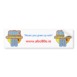 ABC 80s Car Bumper Sticker