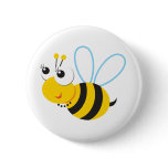 ABC Animals Betty Bee Pinback Button