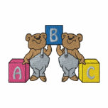 ABC Bears Embroidered Hooded Sweatshirt