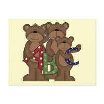 ABC Bears Tshirts and Gifts Postcards